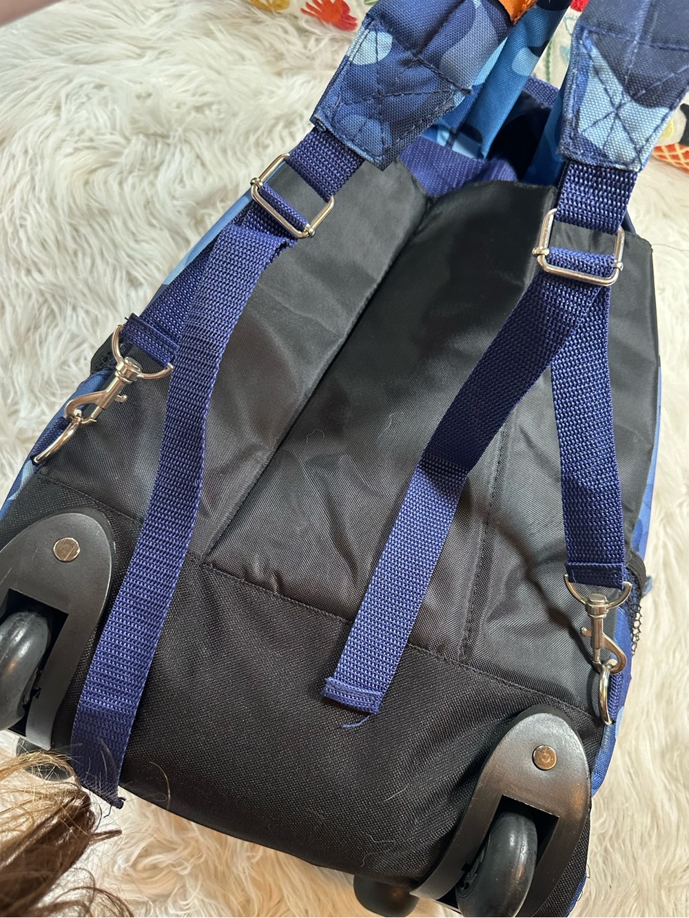 M-88 • Blue Camouflage Rolling Backpack - Picture 14 of 15